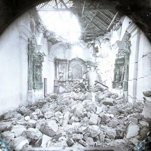 Fotografije štete nastale u potresu u ZAgrebu 1880. godine