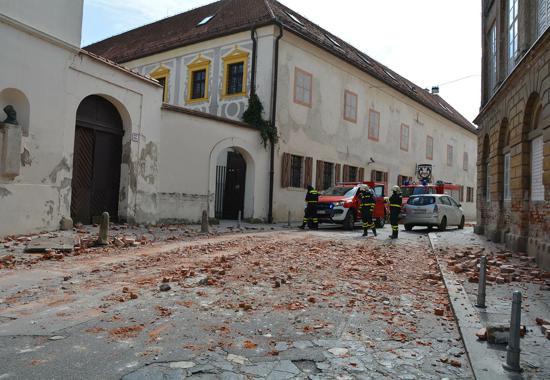Posljedice potresa u Muzeju grada Zagreba