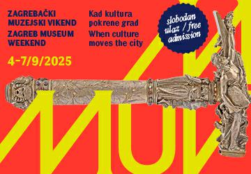 “Zagrebački muzejski vikend (MUV)” U MUZEJU GRADA ZAGREBA, 4. – 7. rujna 2025.