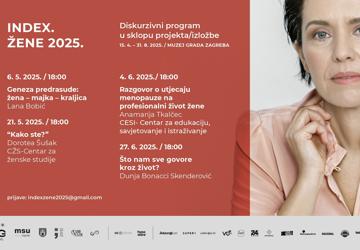 Diskurzivni program u sklopu projekta / izložbe INDEX.ŽENE